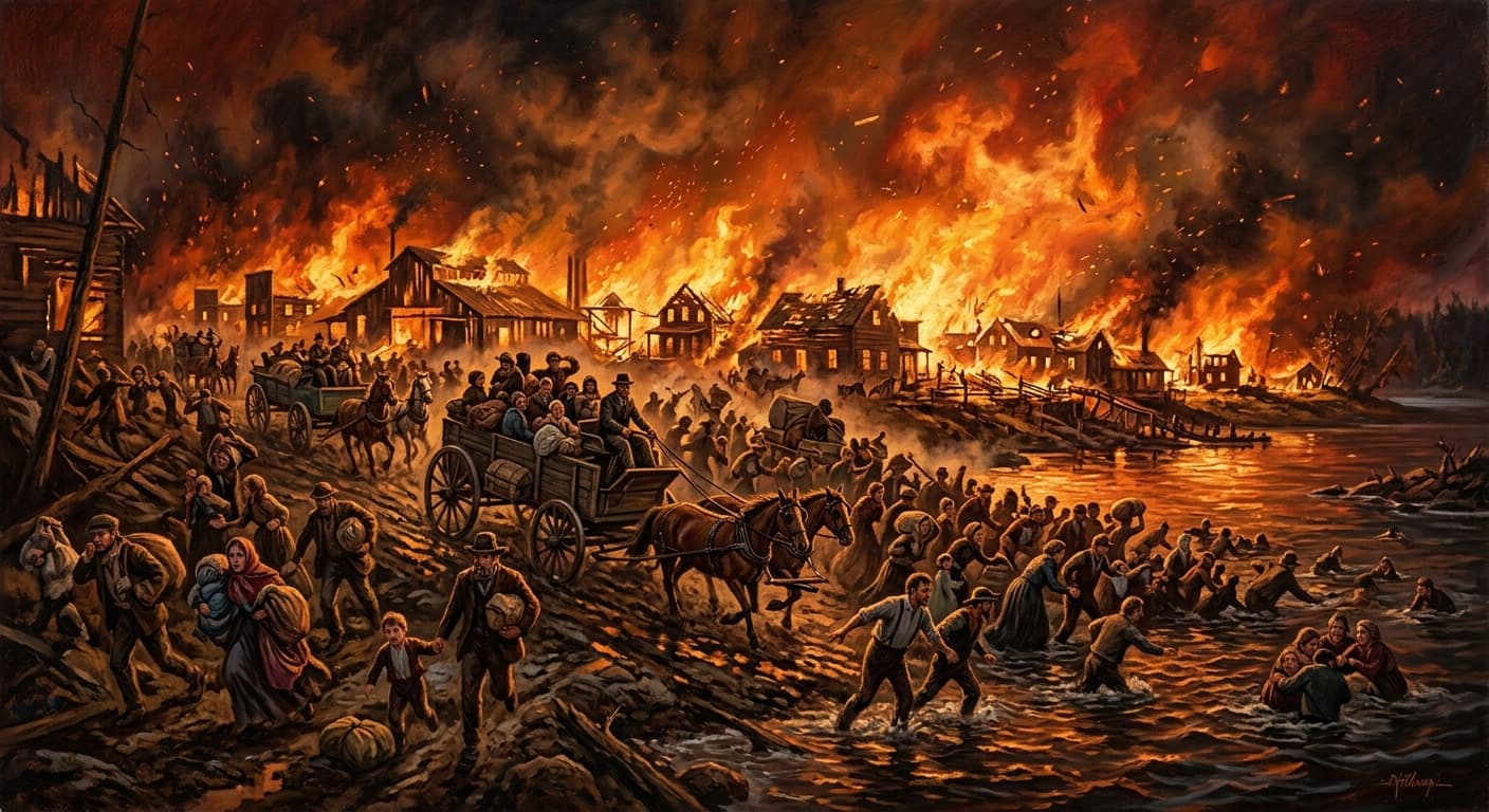 The Forgotten Inferno: How the Deadliest Wildfire in History Was Eclipsed by Chicago