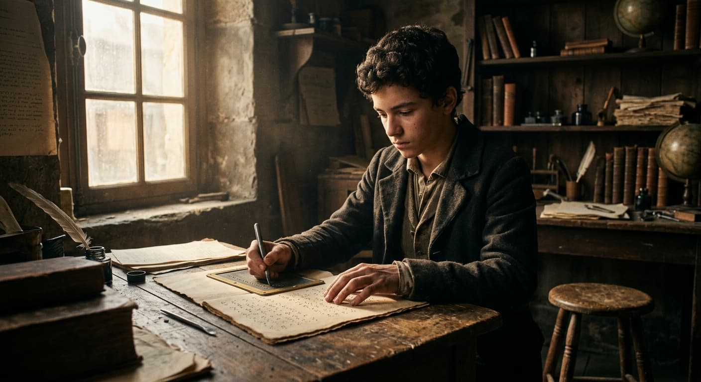 The Teenager Who Conquered the Darkness: How Louis Braille Unlocked the Written World